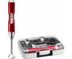 KitchenAid kabelloser Akku-Stabmixer mit Zubehörbox Artisan 5KHB3581ECA, 180 Watt, 5 Stufen
