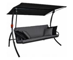 ANGERER FREIZEITMÖBEL Hollywoodschaukel »Elegance Style«, 3-Sitzer, grau
