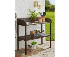 MERXX Pflanztisch , aus Kunststoff, BxTxH: 93x49x90 cm, braun