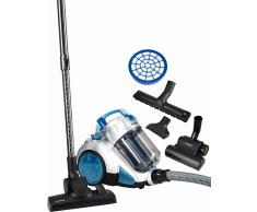 Hanseatic Staubsauger, beutellos, 1000 Watt, Silber-metallic/Blau