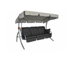 ANGERER FREIZEITMÖBEL Hollywoodschaukel »Premium Comfort«, 3-Sitzer, grau