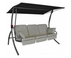 ANGERER FREIZEITMÖBEL Hollywoodschaukel »Primero Premium«, 3-Sitzer, creme