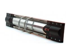 Petalo 1200 Watt Halogen Infrarot Heizstrahler inklusive Wandhalterung IP55