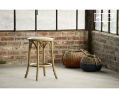 Hocker Pampelune Natürliches Finish Landhausstil