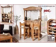 1a Direktimport Mexico Möbel Bar Hausbar XL mit Weinablagen