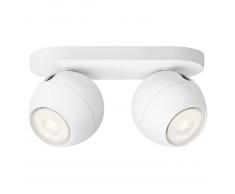 Philips Lirio by Philips Planet LED Strahler, mit zwei Spots, weiß
