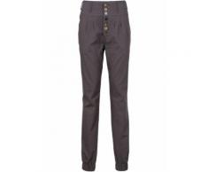 Hose mit tiefer Knopfleiste in schwarz für Damen von bonprix