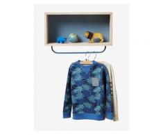 Wandregal für Kinderzimmer natur/blau von vertbaudet