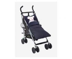 Jeans-Fußsack für Kinderwagen denim von vertbaudet