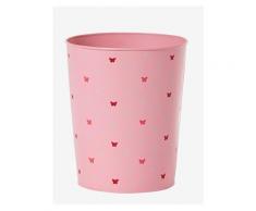 Papierkorb für Kinderzimmer rosa/schmetterlinge von vertbaudet