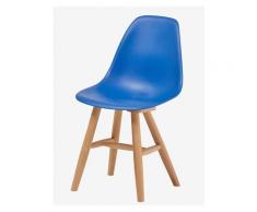 Holzstuhl "Architekt" blau von vertbaudet