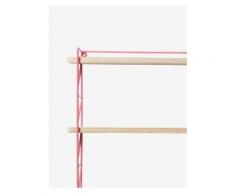 Wandregal für Kinderzimmer rosa/natur von vertbaudet