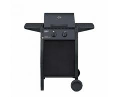 Gasgrillwagen San Diego - Edelstahl - Schwarz