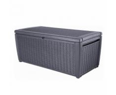 Auflagenbox Sumatra - Kunststoff - Anthrazit