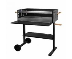 Holzkohlegrill Ontario - Edelstahl - Silber / Schwarz