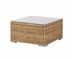 Loungetisch Calla Millor - Lloyd Loom - Braun/Beige