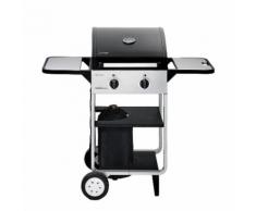 Gasgrillwagen Brooklyn - Edelstahl - Silber / Schwarz