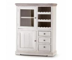 Weinschrank Opera I - Kiefer massiv - Weiß