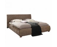 Doppelbett Bali - Rattan - Dust - 180 x 200cm