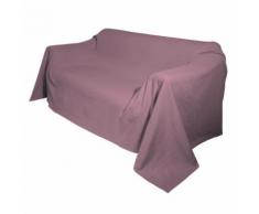 Bio-Überwurf, mauve 260 x 210 cm