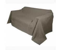 Bio-Überwurf, taupe 350 x 210 cm