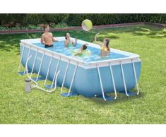 Intex 28316 Prism Frame Aufstellpool Stahlwandbecken rechteckiger 4...