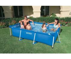 Intex 28272 Frame Aufstellpool Stahlwandbecken rechteckiger 300x200x75