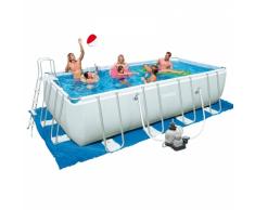 Intex 28352 Ultra Frame Aufstellpool Stahlwandbecken rechteckiger 5...