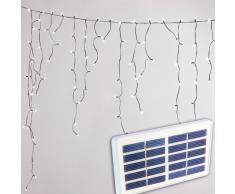 Solar Weihnachtsbeleuchtung außen Schneefall effekt 100 LED