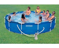 Intex 28212 Frame Aufstellpool Stahlwandbecken Rund 366x76