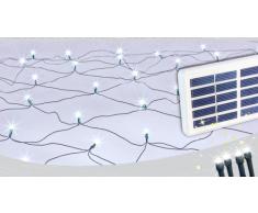 Solar Weihnachtsbeleuchtung außen Dekorationsnetz 50 LED