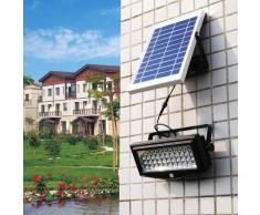 Wandleuchte Außen Garten LED Solarleuchte Solarlampe Bewegungsmelde...