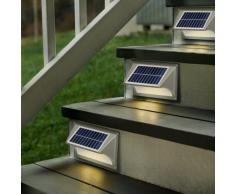 Wandleuchte Außen Garten LED Solarleuchte Solarlampe SHARK