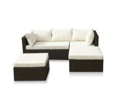 Polyrattan geflecht Gartensitzgruppe Lounge Gartenmöbel outdoor bar...