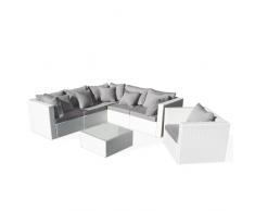 Polyrattan geflecht Lounge Gartenmöbel outdoor bar tisch kissen Orl...