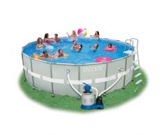Intex 28332 Ultra Frame Aufstellpool Stahlwandbecken Rund 549x132