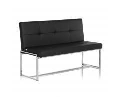 hjh OFFICE Sitzbank / Loungebank LIGHTHOUSE 20 Gestell Chrom Kunstleder 2,5-Sitzer hjh OFFICE