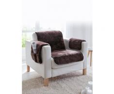Avena Lammfell-Sesselauflage Polyester Braun
