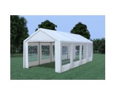Partyzelt Pavillon 3x8m Classic Pro PE wasserdicht weiß
