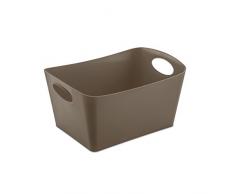 koziol Aufbewahrungsbox 3,5 L Boxxx M, Kunststoff, solid stone, 20,3 x 29,7 x 15 cm