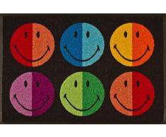 Wash + Dry 052524 Fußmatte Smiley Colours 50 x 75 cm