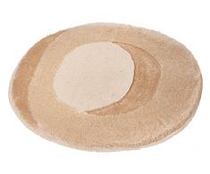 Kleine Wolke 4478226503 Badteppich Romance, 60 x 100 cm, sandbeige