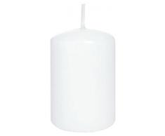 TrendLight 823030 Stumpenkerzen 60 x 40 mm 8 Stück - RAL Gütezeichen - weiss