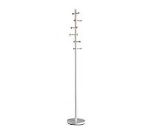 Contemporary Living Garderobenständer Poly, Weiß Unica