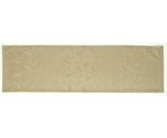 Friedola 44695 Tischdecke Flair Royal, Design-A Fine Romance, 40 x 140 cm, grau and fawn