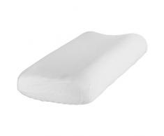 schlafgut 5015F-00002000-601-011 Kissen flexibel Kissenbezug, Woll-Mischgewebe, weiÃ, 42 x 26 cm