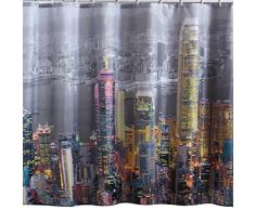 Hongkong 180Â x 200Â cm Dusche Vorhang + 12Â Haken