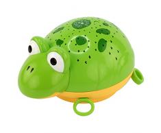 ANSMANN Sternenlicht Frosch LED Nachtlicht Sternenhimmel Projektor Einschlafhilfe für Kinder Babys Stimmungslicht Orientierungslicht Nachttisch Beleuchtung - geprüfte Materialien