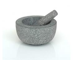 VICTOR Stößel und Mörser, Granit, Grau, 20 cm