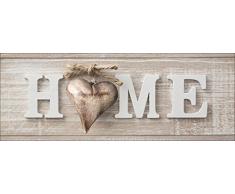 Pro-Art gla1061c Wandbild Glas-Art Wooden Home 80 x 30 cm